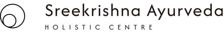 Sreekrishna Ayurveda Holistic Center Logo wide _ black